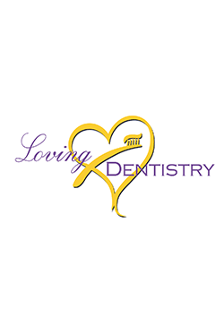 Loving Dentistry logo featuring heart-shaped tooth icon representing compassionate dental care – Loving Dentistry